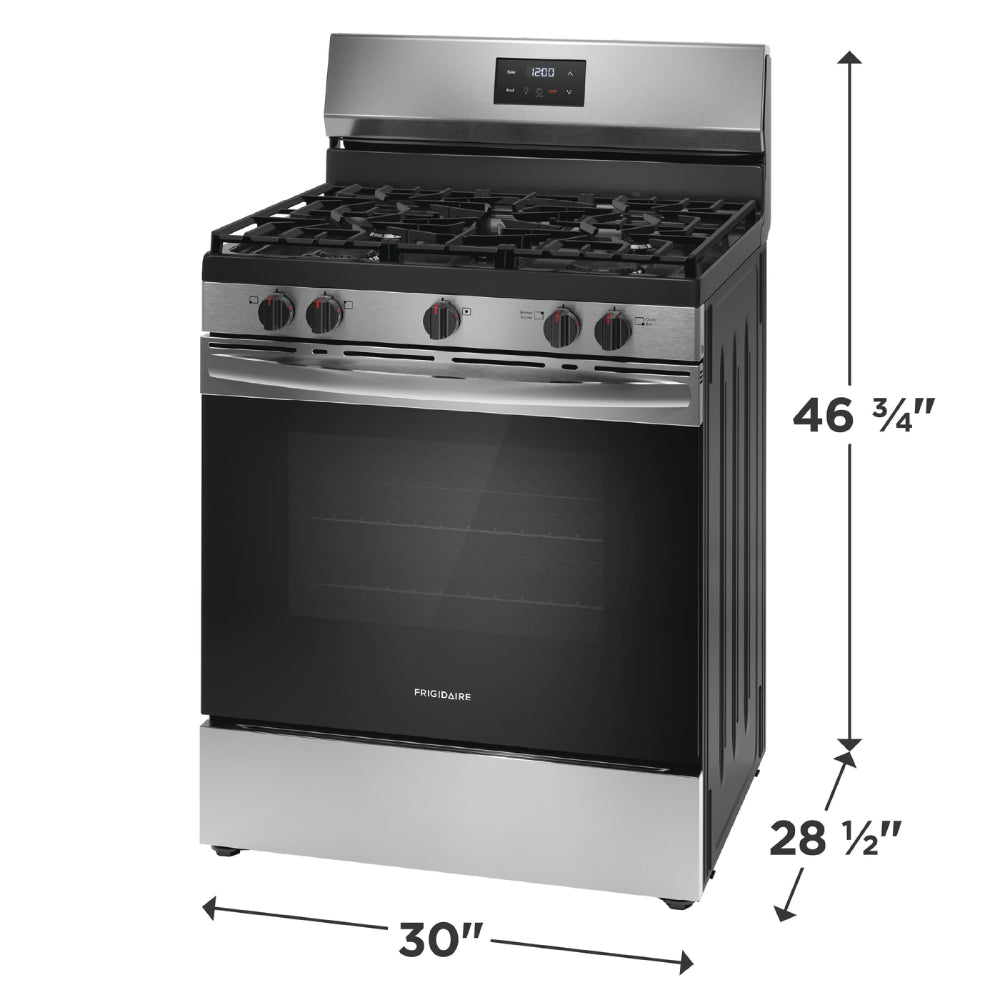 Frigidaire 30" Gas Range with Quick Boil Burner