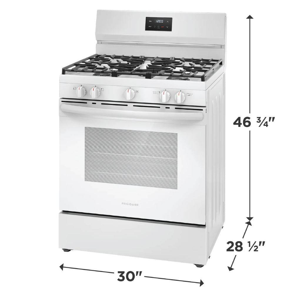 Frigidaire 30" Gas Range with Quick Boil Burner