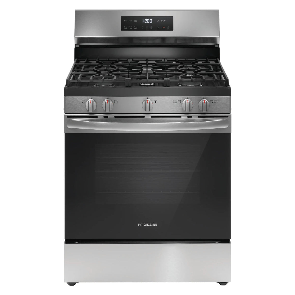 Frigidaire FCRG3062AS 5.1 cu. ft. Gas Range with Steam Clean - Silver