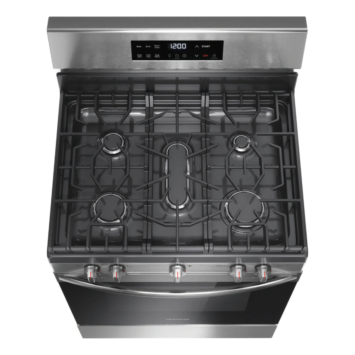 Frigidaire FCRG3062AS 5.1 cu. ft. Gas Range with Steam Clean - Silver