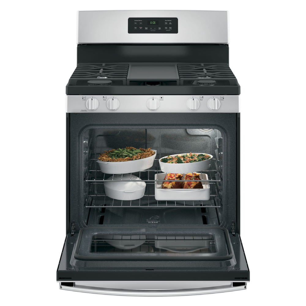 GE Appliances 5.0 cu. ft. Freestanding Natural Gas Range with 5 Burners