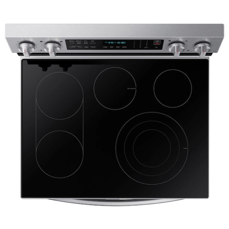 Samsung NE63A6751SS 6.3 cu. ft. Smart Freestanding Electric Range with Flex Duo - Silver