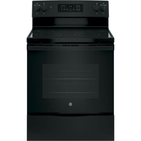 GE JB645DKBB 5.3 cu. ft. Self-Cleaning Freestanding Electric Range - Black - Curacao