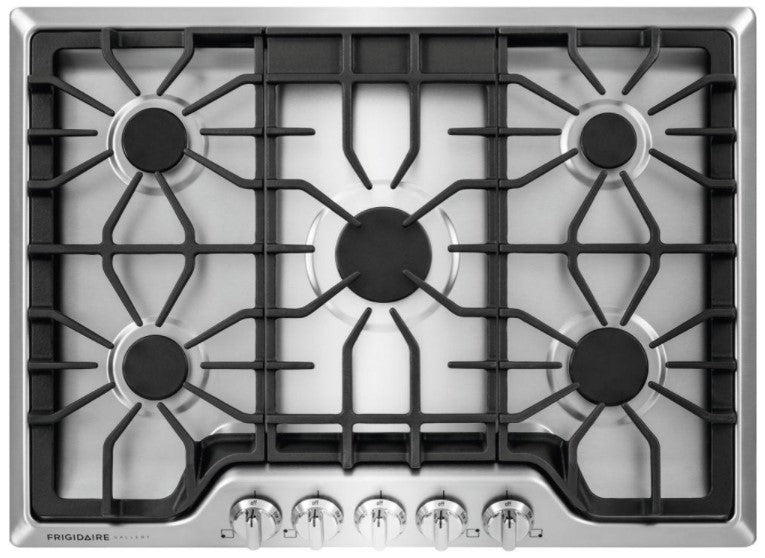 Estufa a gas Frigidaire de 30 pulgadas en acero inoxidable con 5 quemadores