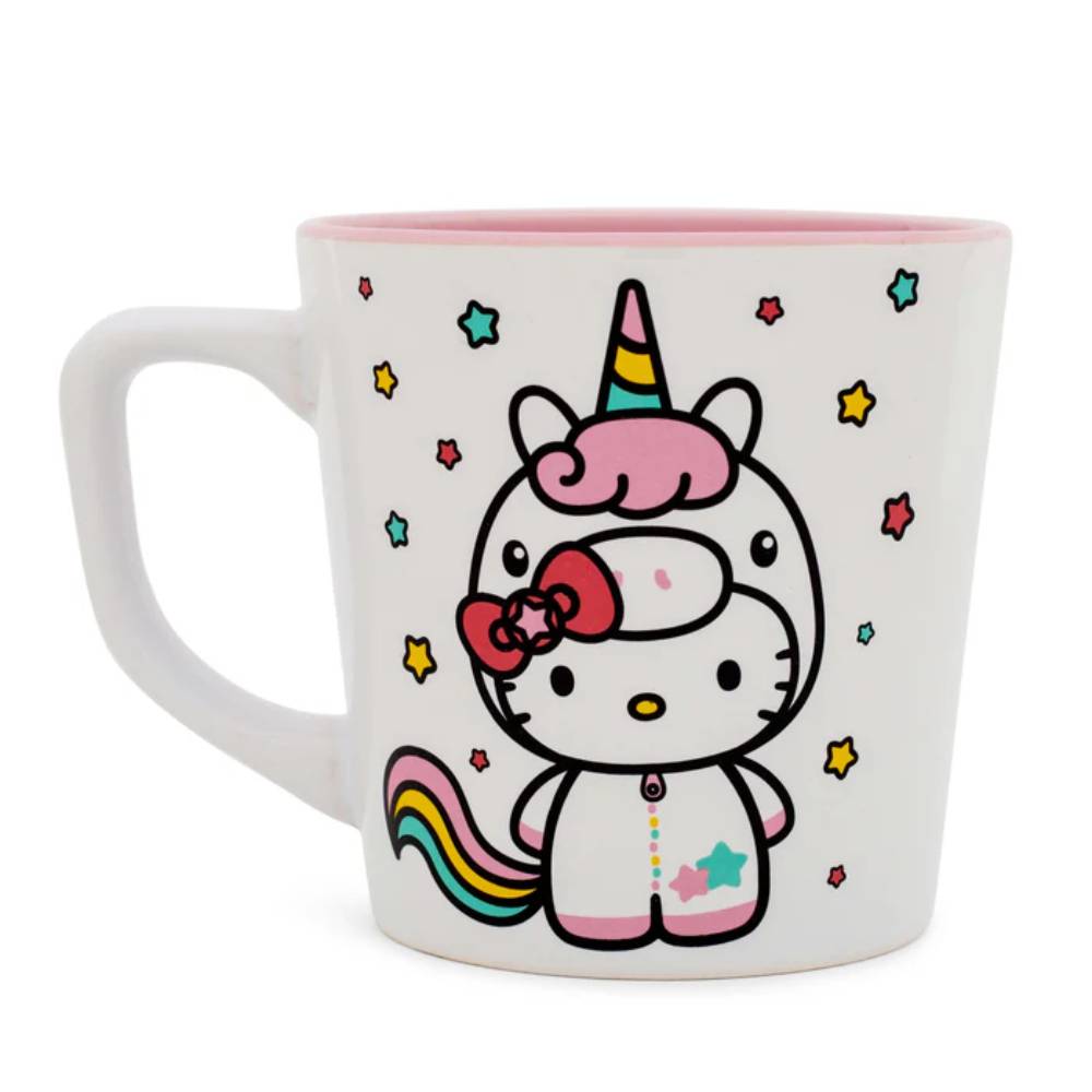 Sanrio Hello Kitty Unicorn 17 oz Ceramic Mug - White/Pink