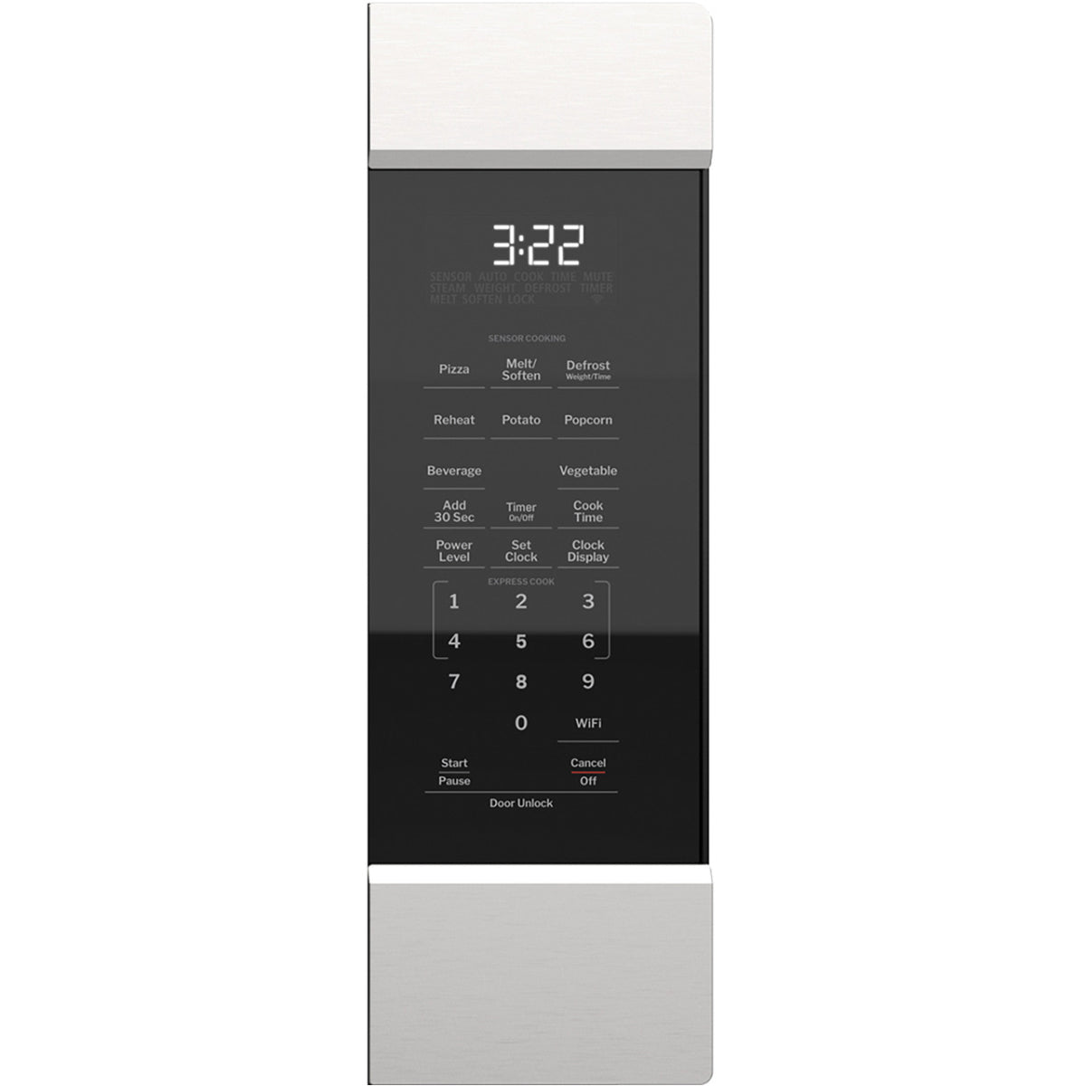 GE GCSH22U1WSS 2.2 cu. ft. Counter Top Microwave Oven with Built-In Wi-Fi - Silver