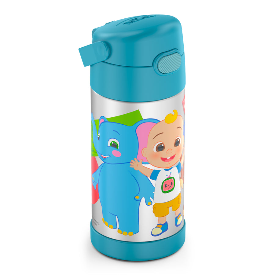 Thermos Funtainer Cocomelon 12 oz Water Bottle with Straw - Blue