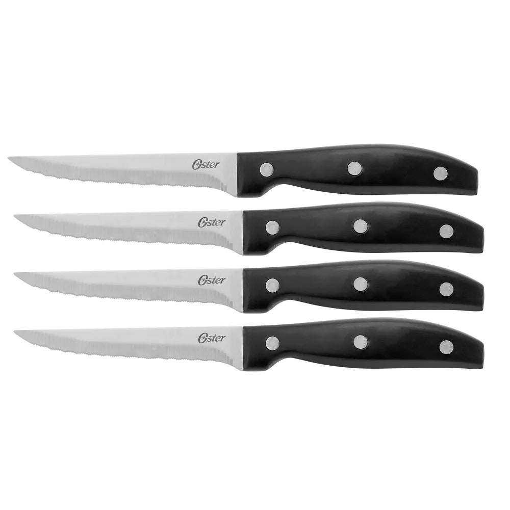 Oster 82962.2 Stonington Flatware Set with Steak Knives (20 Pieces) - Silver
