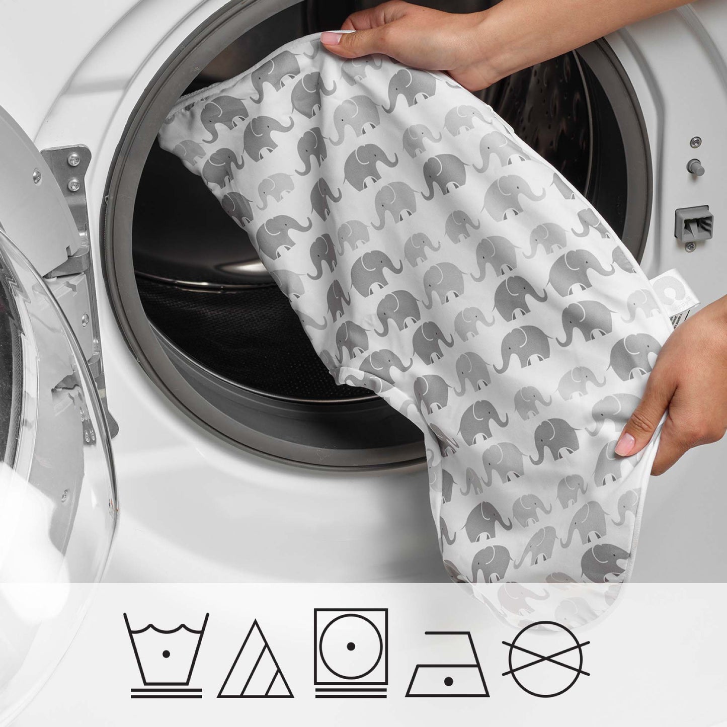 Boppy Premium Nursing Pillow Cover - Gray Elephant