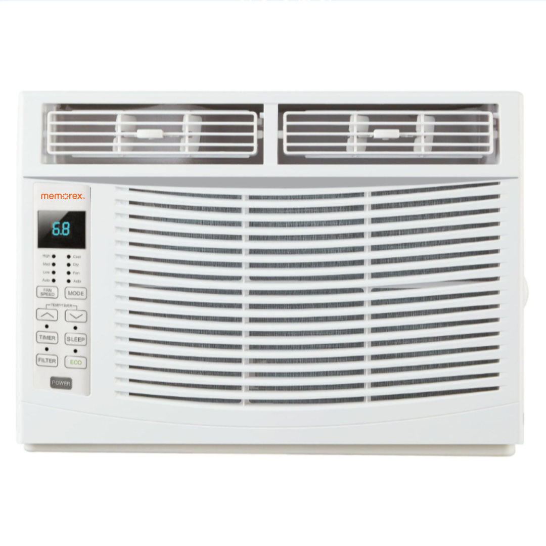Memorex 6,000 BTU 115-Volt Window Air Conditioner - White