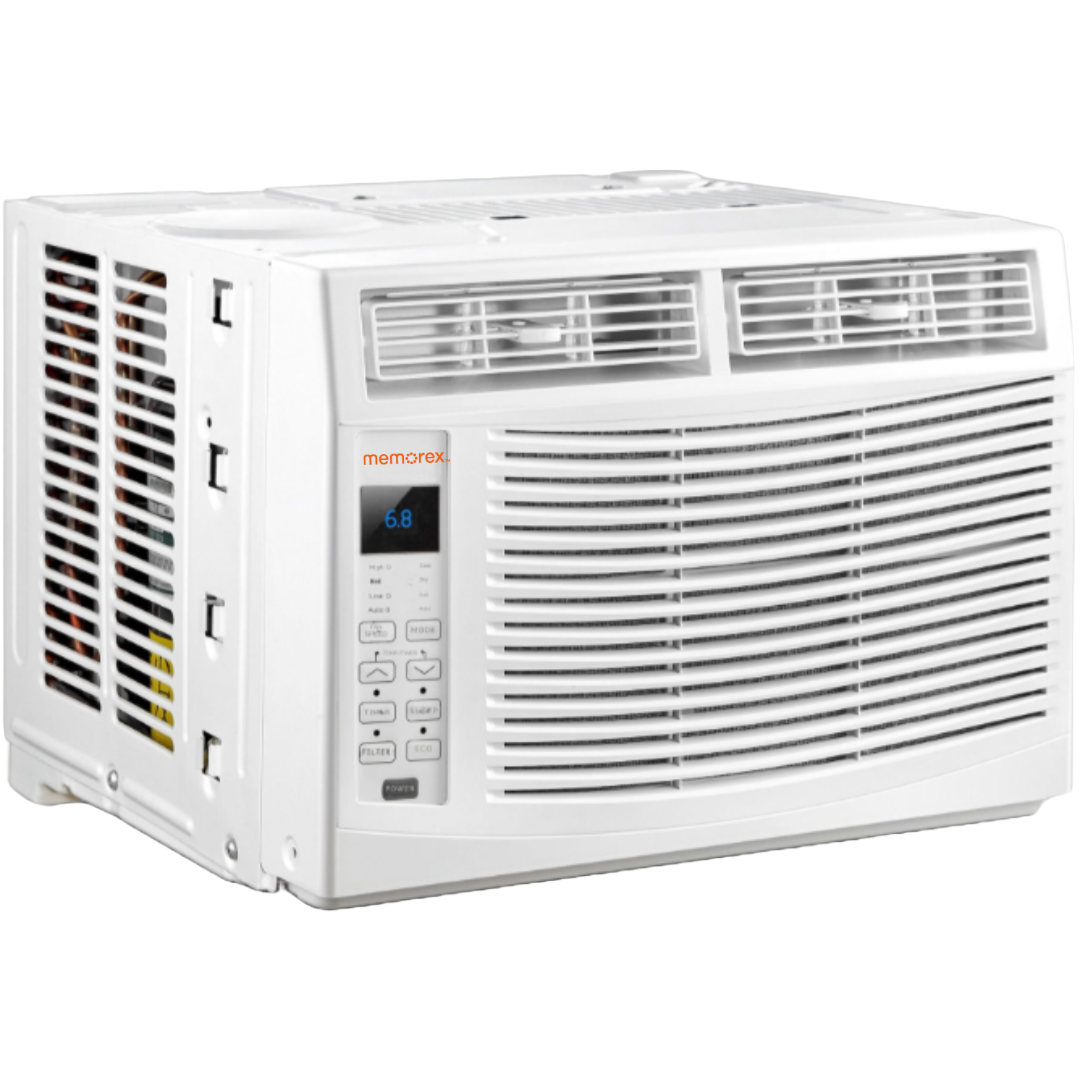 Memorex 6,000 BTU 115-Volt Window Air Conditioner - White