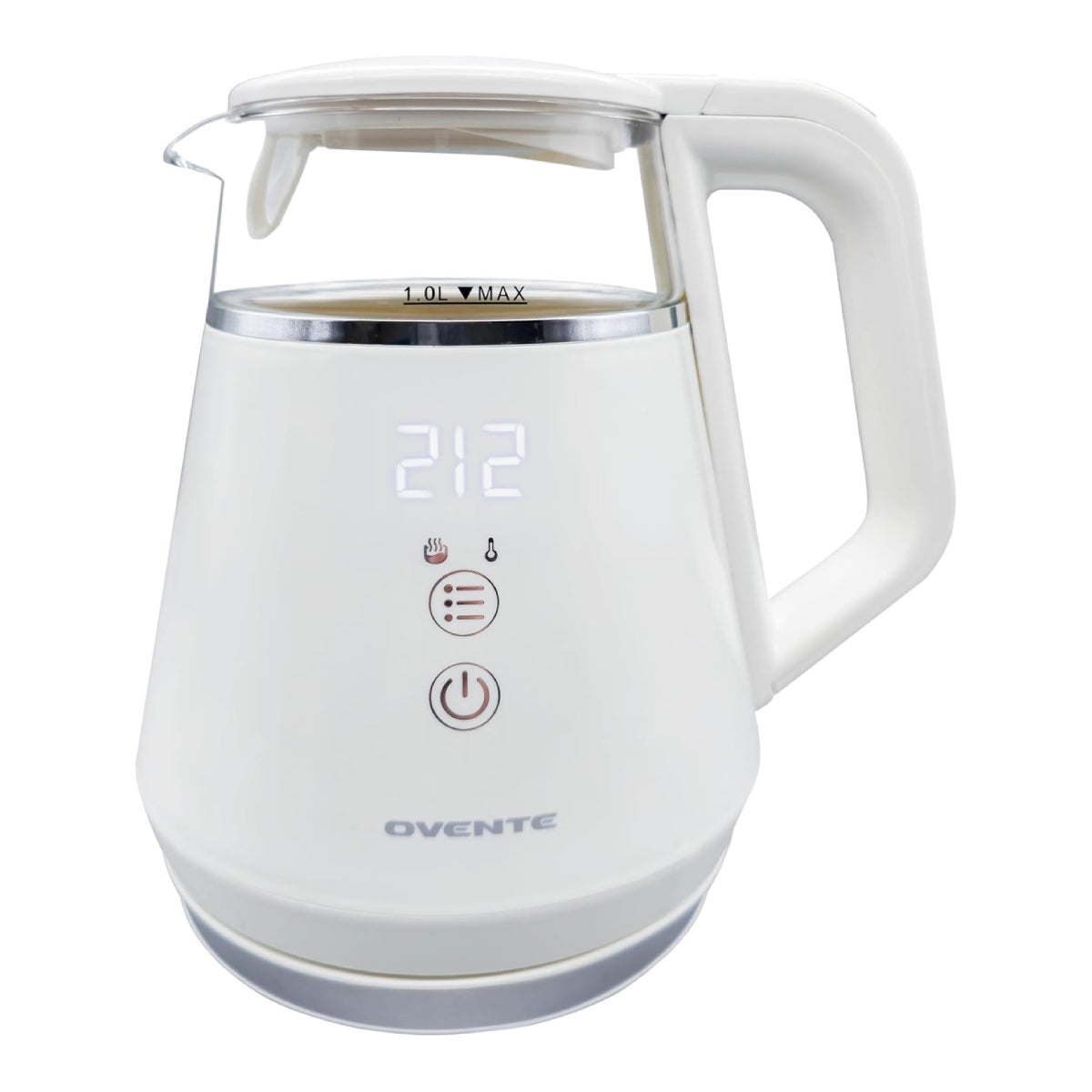 Ovente 1500W Electric Kettle with 5 Temperature Control Presets