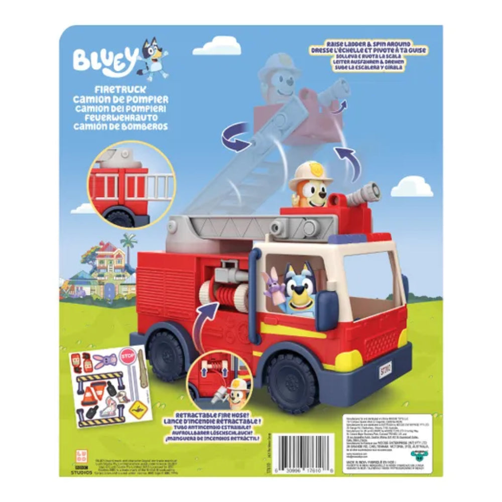 Bluey Firetruck Playset