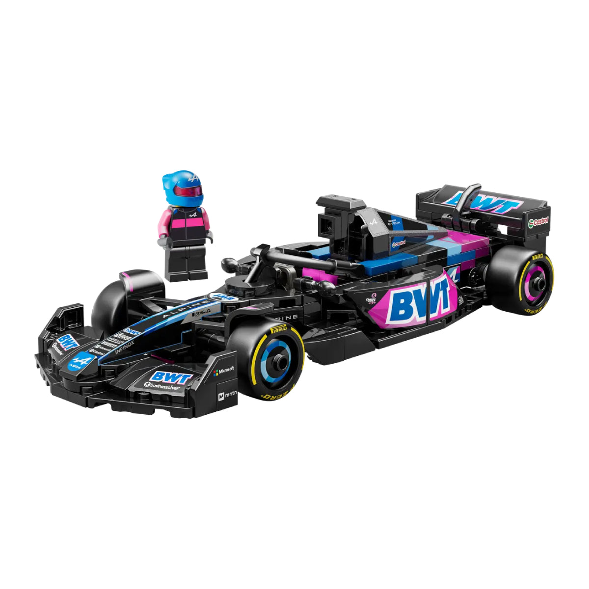 LEGO Speed Champions BWT Alpine F1 Team A524 Race Car Building Toy Set (258-Pieces)