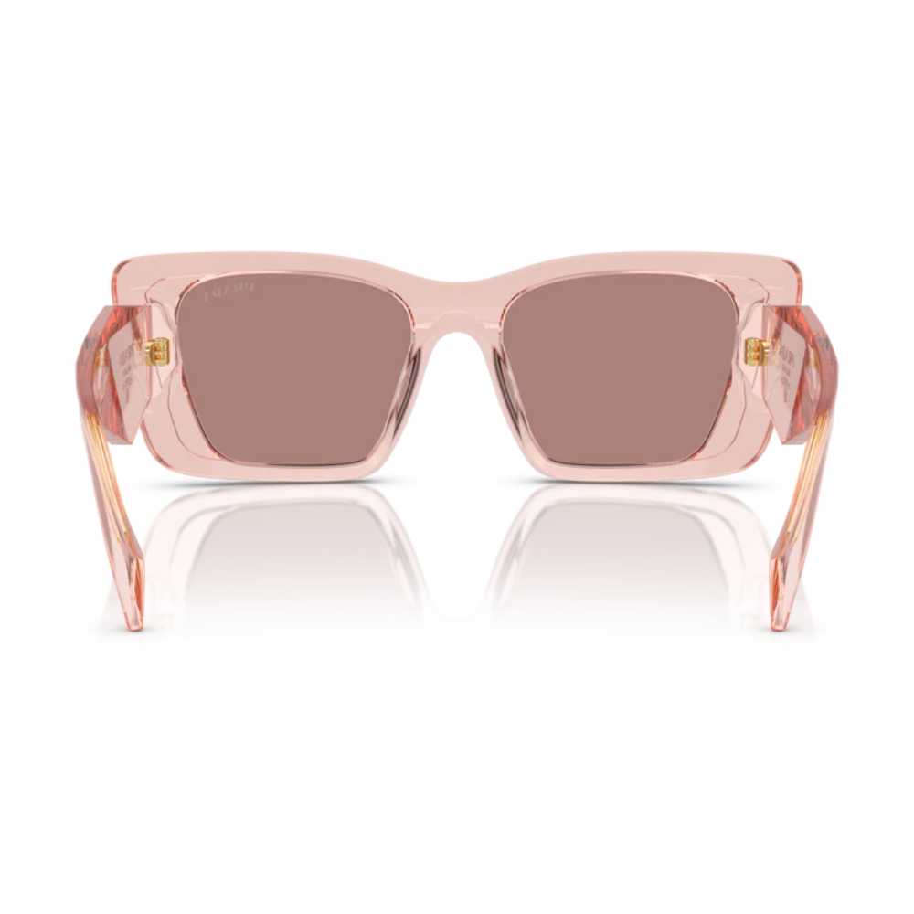 Prada PR08YS5119Q1 Women's Rectangle Solid Color Sunglasses