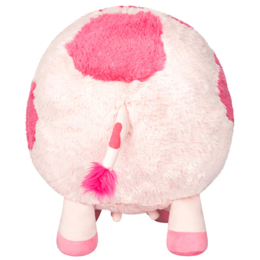 Squishable Strawberry Cow 11" Plush Toy - Pink