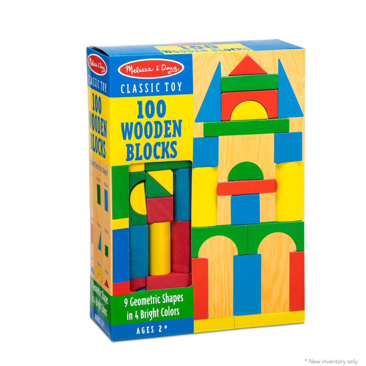 Melissa & Doug Wood Blocks Set (100-Pieces)