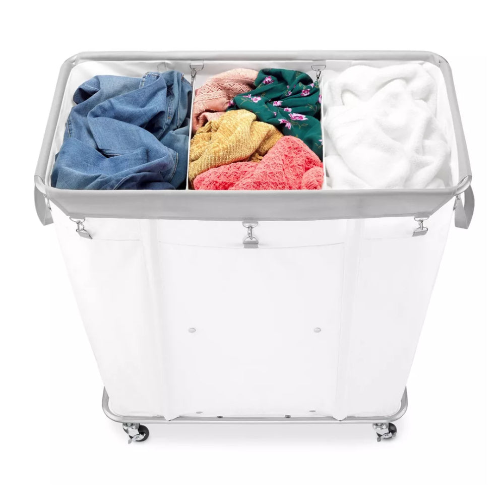 Whitmor 3 Section Commercial Sorter - White