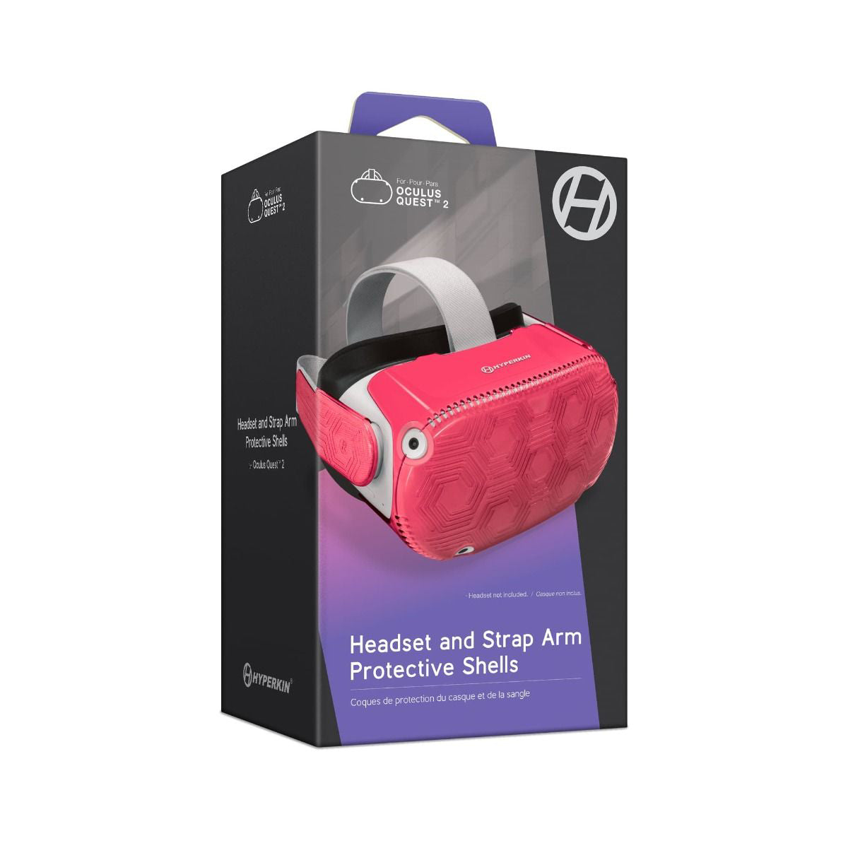 Hyperkin Headset and Strap Arm Protective Shells - Hot Pink
