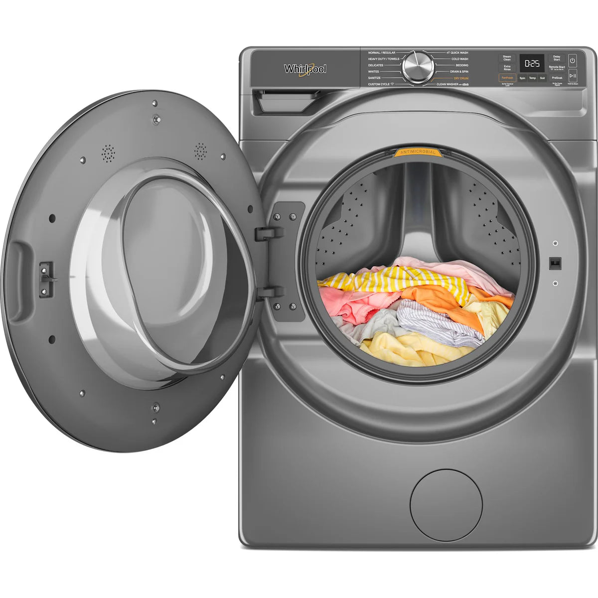 Whirlpool 5 Cu. Ft. Front Load Smart Washer - Radiant Silver