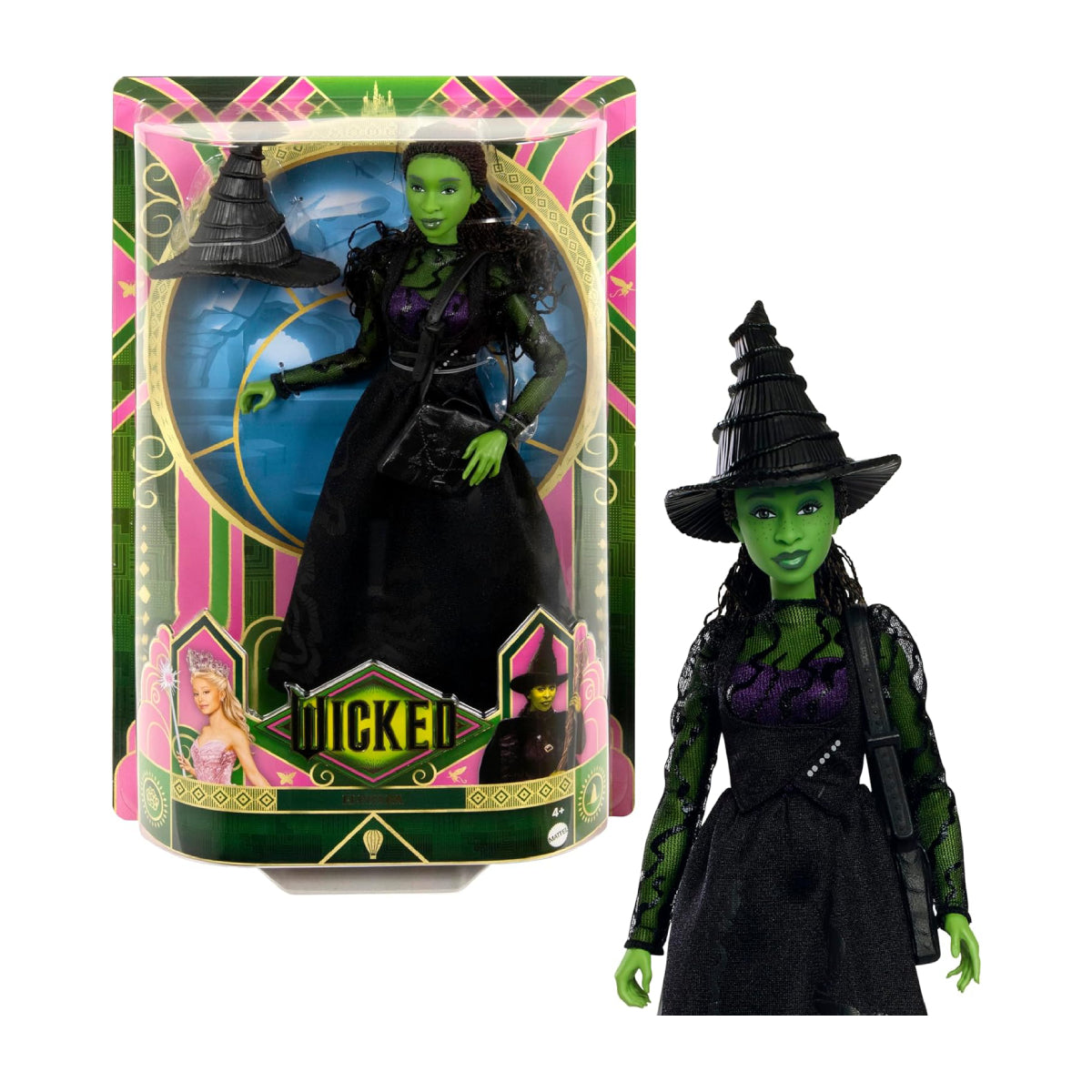 Mattel Universal Wicked Elphaba Fashion Doll with Accessories