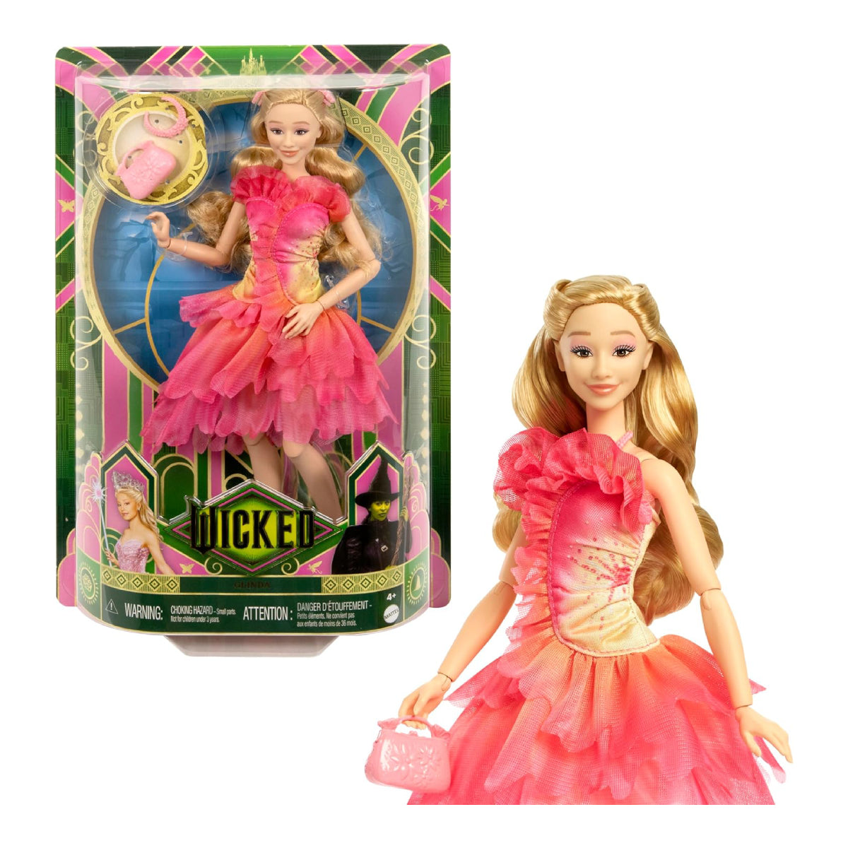 Mattel Universal Wicked Glinda Fashion Doll with Accessories
