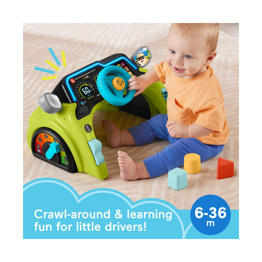 Fisher-Price Laugh & Learn Sit & Steer Driver Activity Center Learning Toy