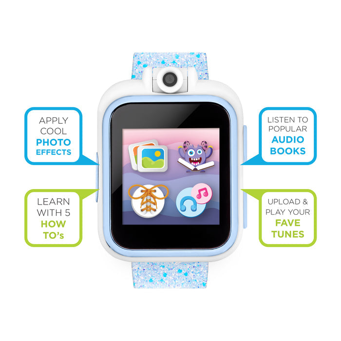 Itouch Wearables PlayZoom Kids Smartwatch with Headphones - Blue Sparkle