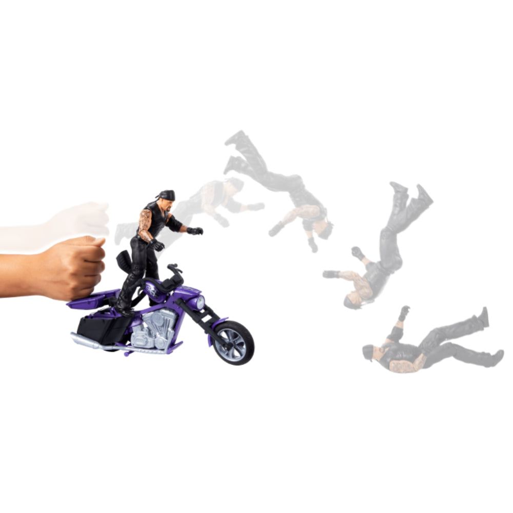 WWE Wrekkinβ’ Slamcycle Vehicle and Undertaker Action Figure