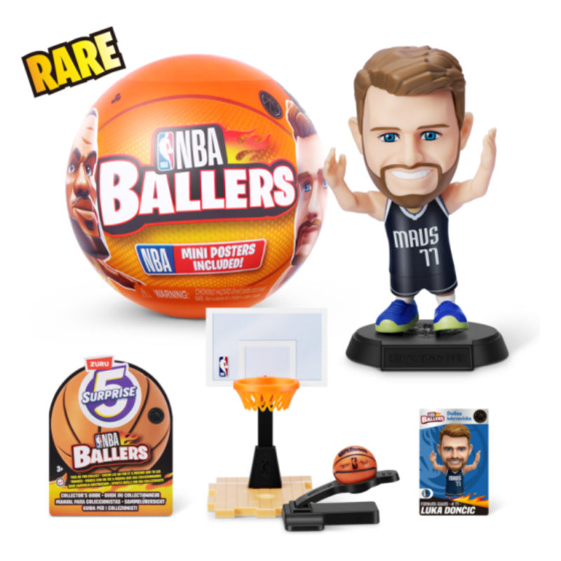 5 minifiguras sorpresa de jugadores de la NBA en cápsula misteriosa (surtido)
