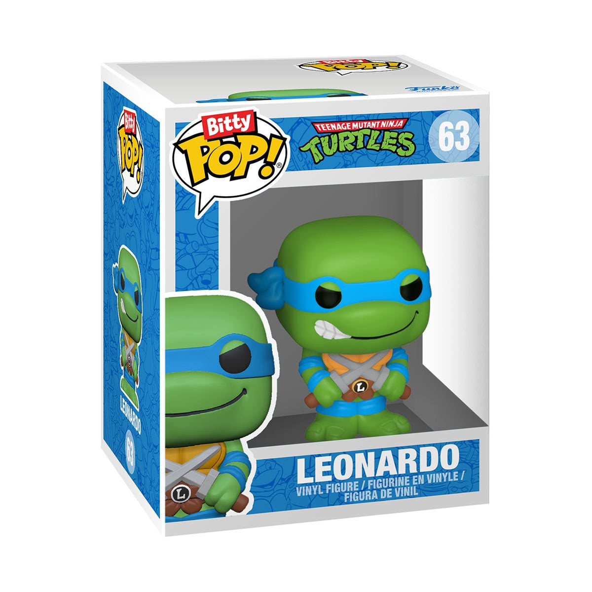 Funko Bitty Pop! Teenage Mutant Ninja Turtles Leonardo Figures (4 Pack)
