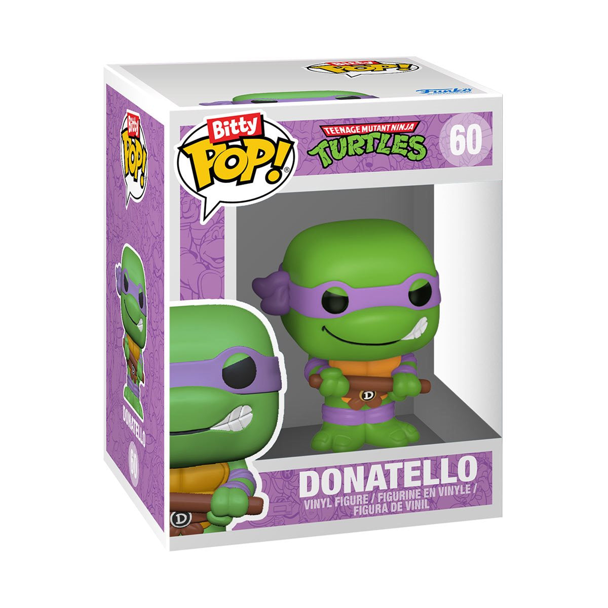 Figuras Funko Bitty Pop! de Donatello de las Tortugas Ninja mutantes adolescentes (paquete de 4)
