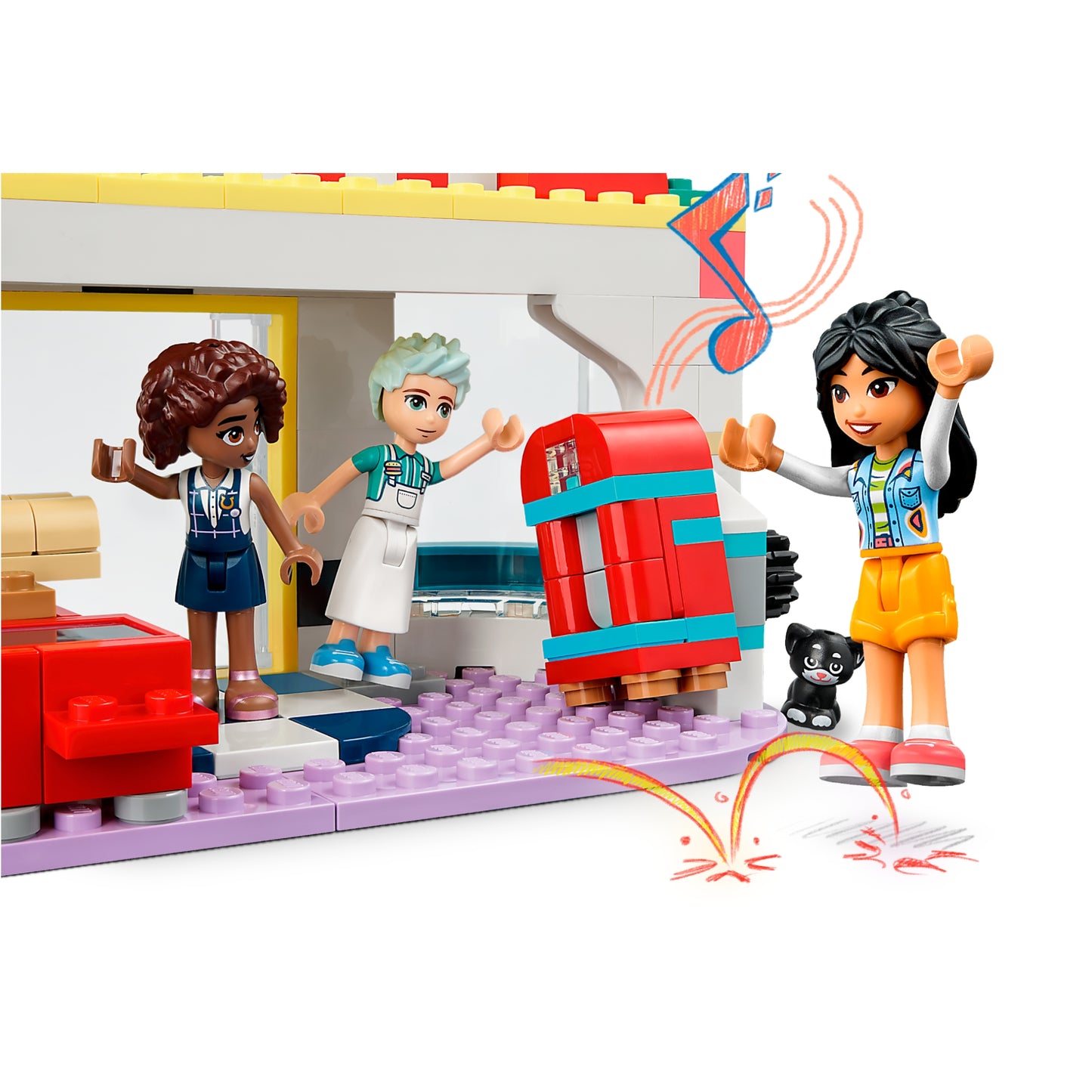 LEGO Friends Heartlake Downtown Diner Building Toy Set (346-Pieces)