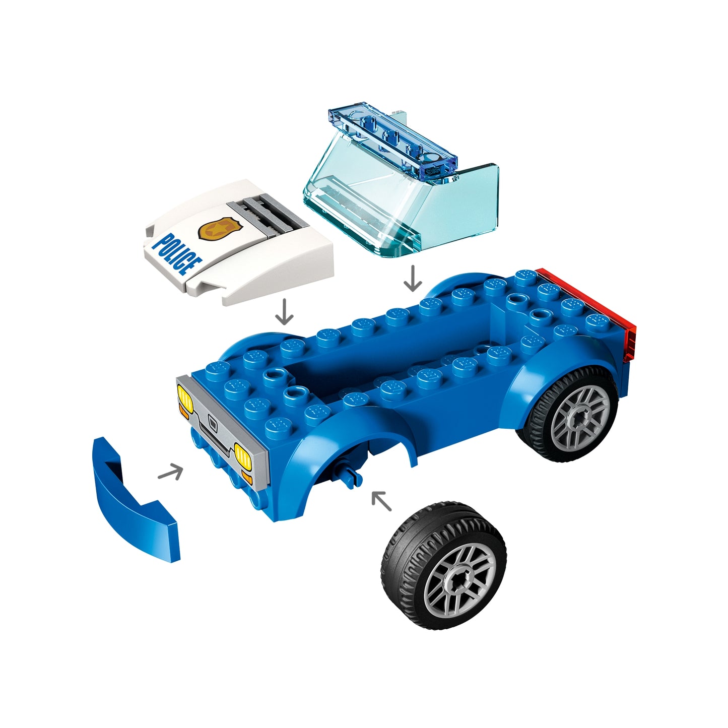 LEGO City Police Station Chase Building Toy Set (172-Pieces)