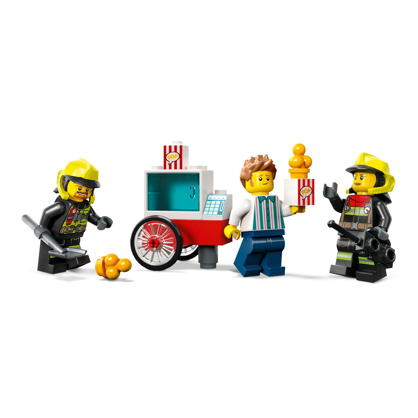 LEGO City Fire Station and Fire Truck Building Toy Set (153-Pieces)