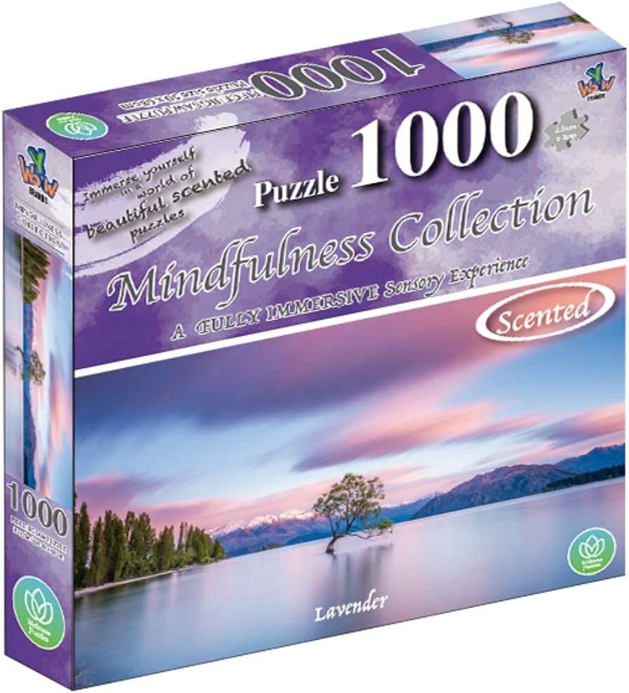 YWOW 20x27" Jasmine Scented Mindfulness Sensory Jigsaw Puzzle (1000-Piece)