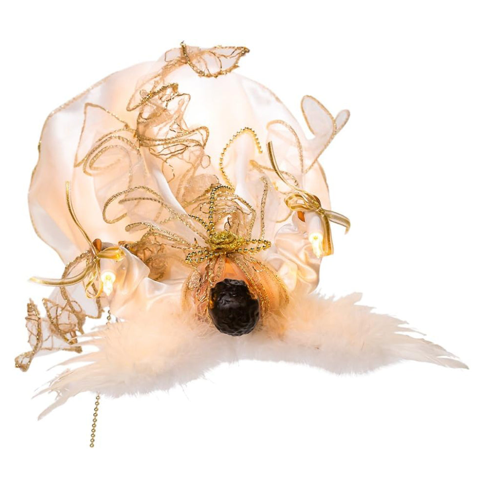 Kurt S.Adler 12" UL 10-Light Angel Treetop - Gold