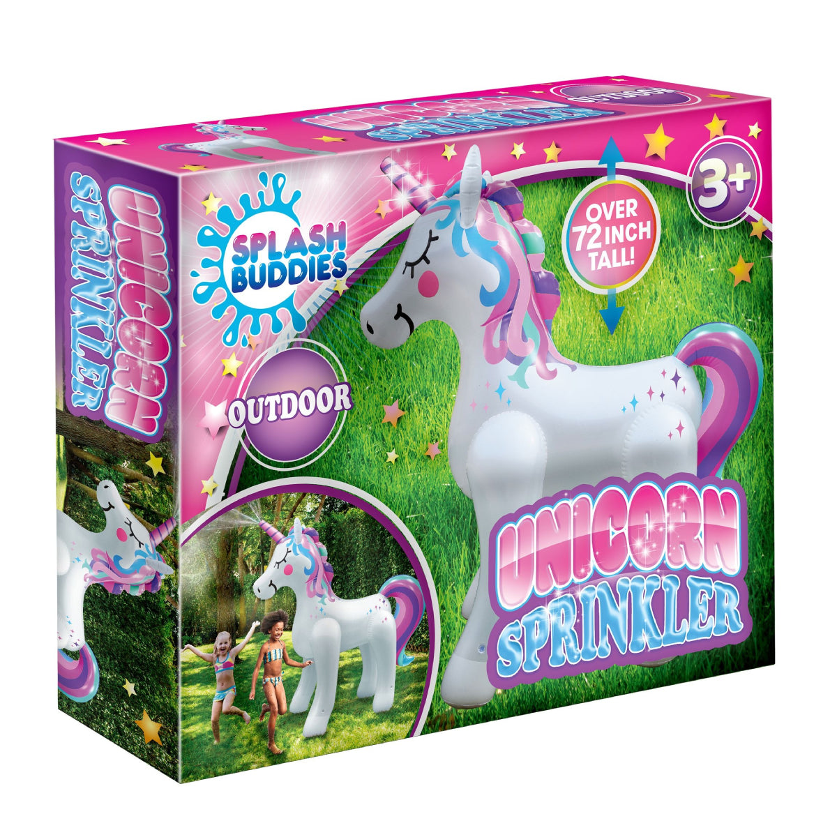 Splash Buddies 6' Unicorn Inflatable Sprinkler - Curacao