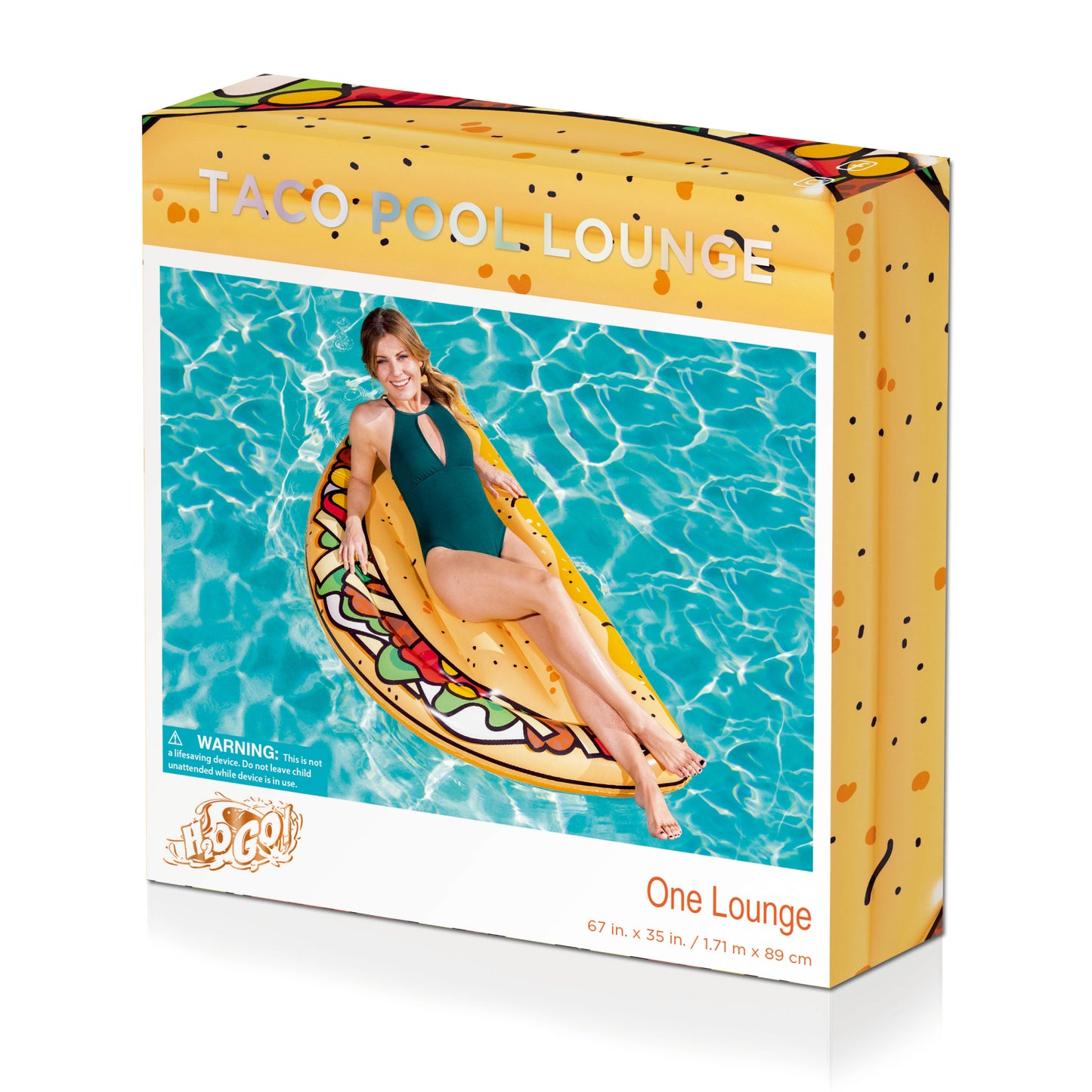 Bestway Summer Flavors Collection Taco Pool Lounge - Curacao