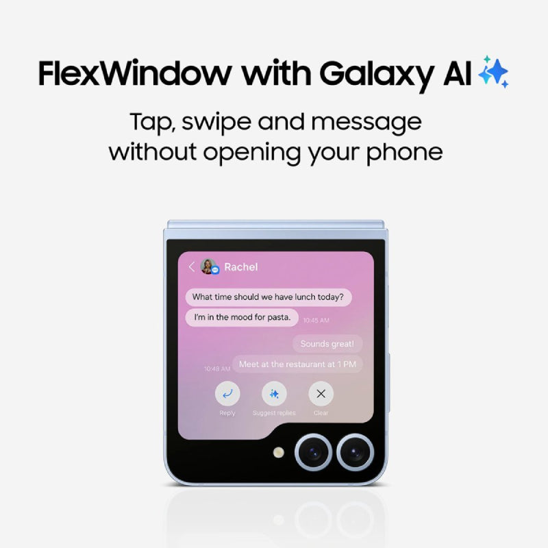 Samsung Galaxy Z Flip6 256GB Smartphone (Unlocked) - Blue