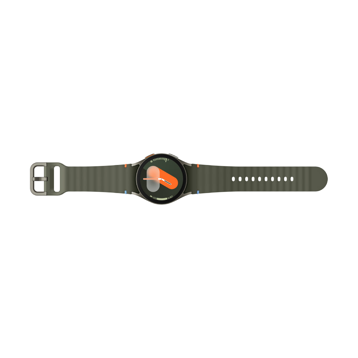 Samsung Galaxy Watch7 40mm Aluminum Case Smartwatch with Olive Green Band - Bluetooth