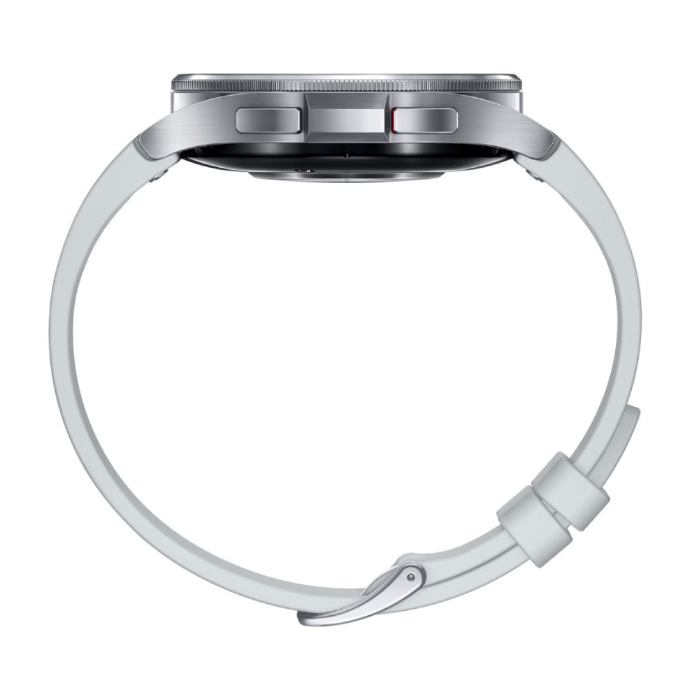 Reloj inteligente Samsung Galaxy Watch6 unisex con caja de aluminio de 43 mm y correa de cuero negra - LTE