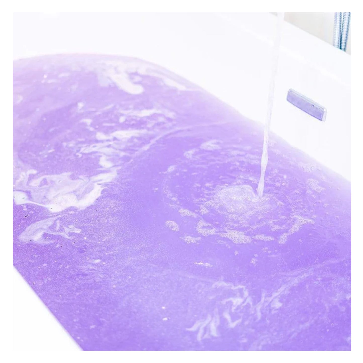 Bombas de baño redondas efervescentes relajantes Nectar Bath Treats - Flor de lavanda