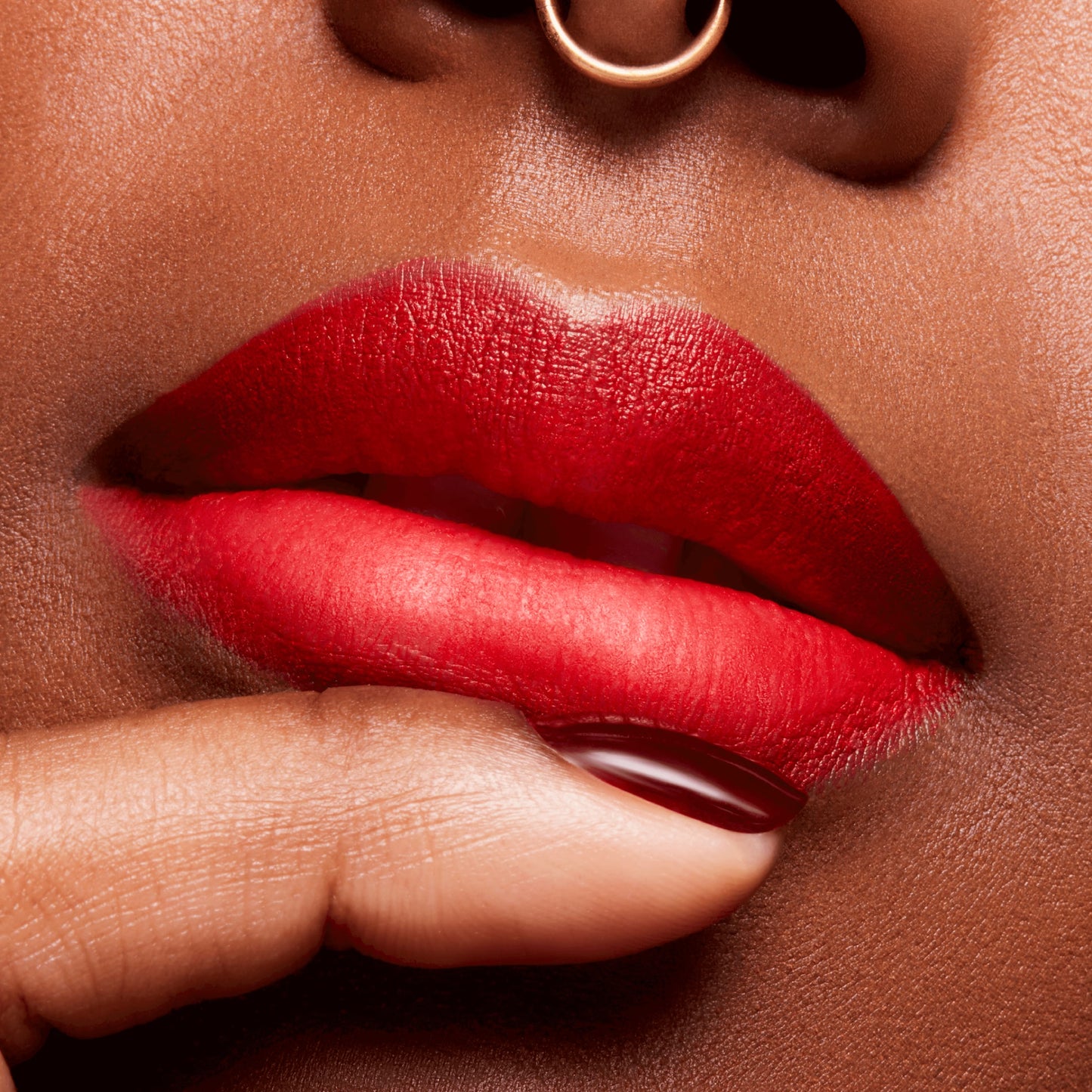 MAC Cosmetic Powder Kiss Velvet Blur Slim Lipstick 0.07 oz - Devote To Danger