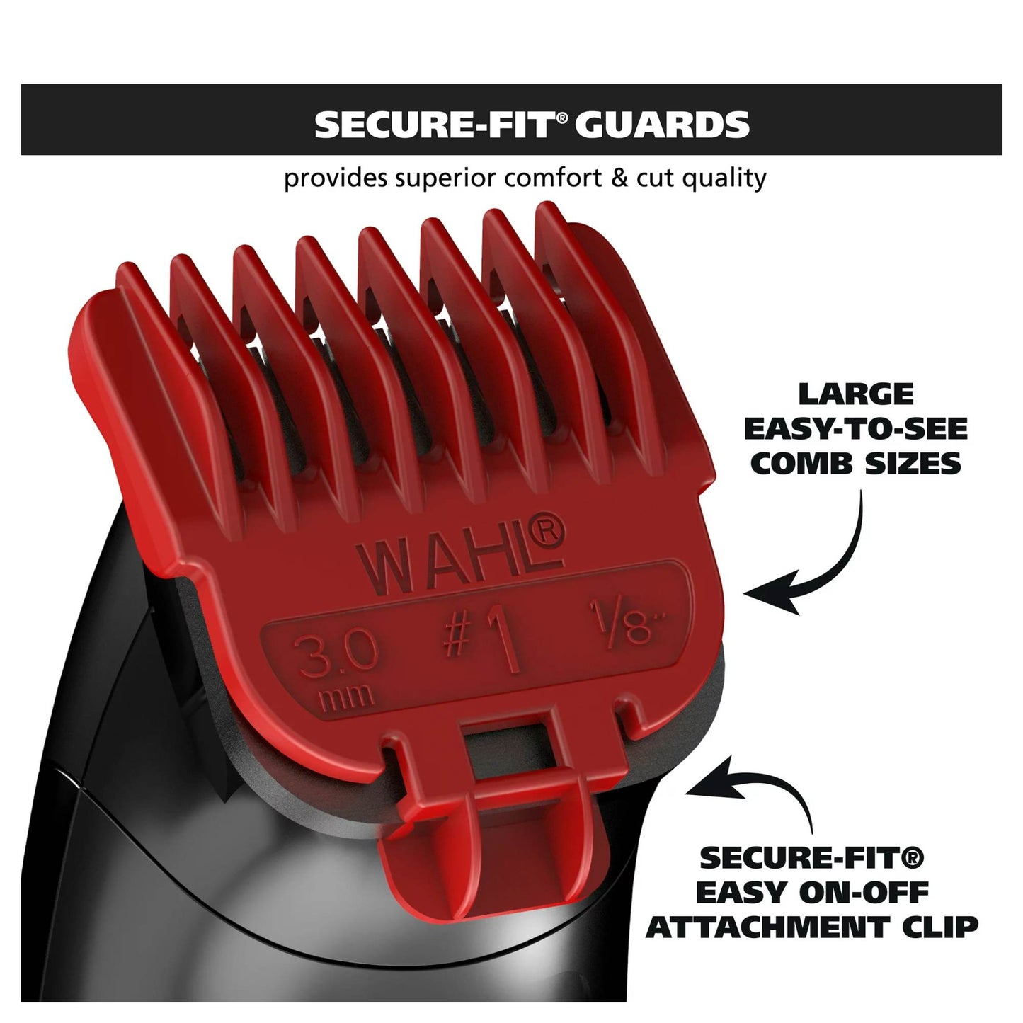 Recortadora de barba recargable con o sin cable Wahl Color Pro 09891-100 para hombres, color negro