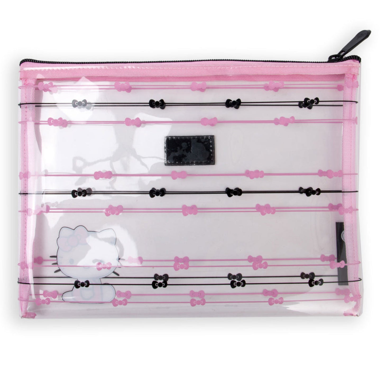 Estuche fino Impressions Hello Kitty - Negro/Rosa