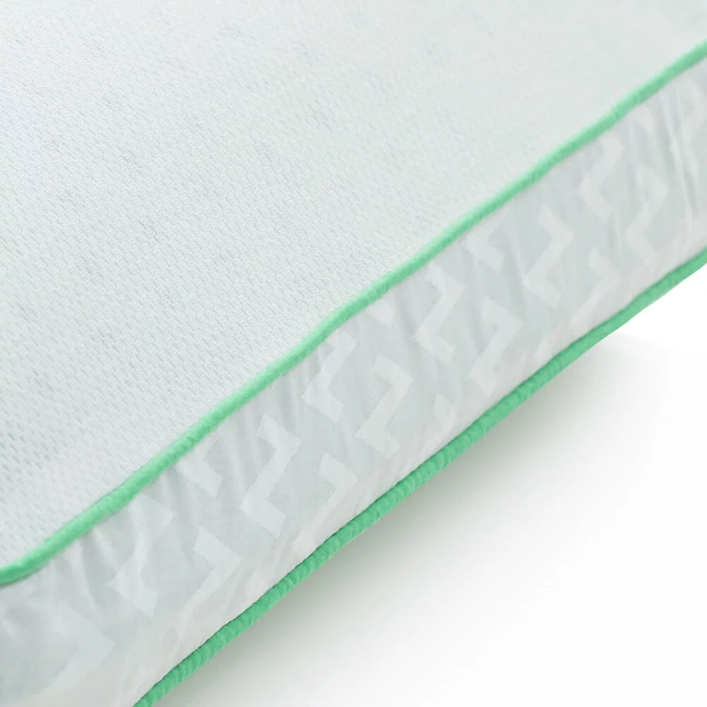 Malouf ActiveDough Peppermint Infused Queen Size Memory Foam Pillow - White