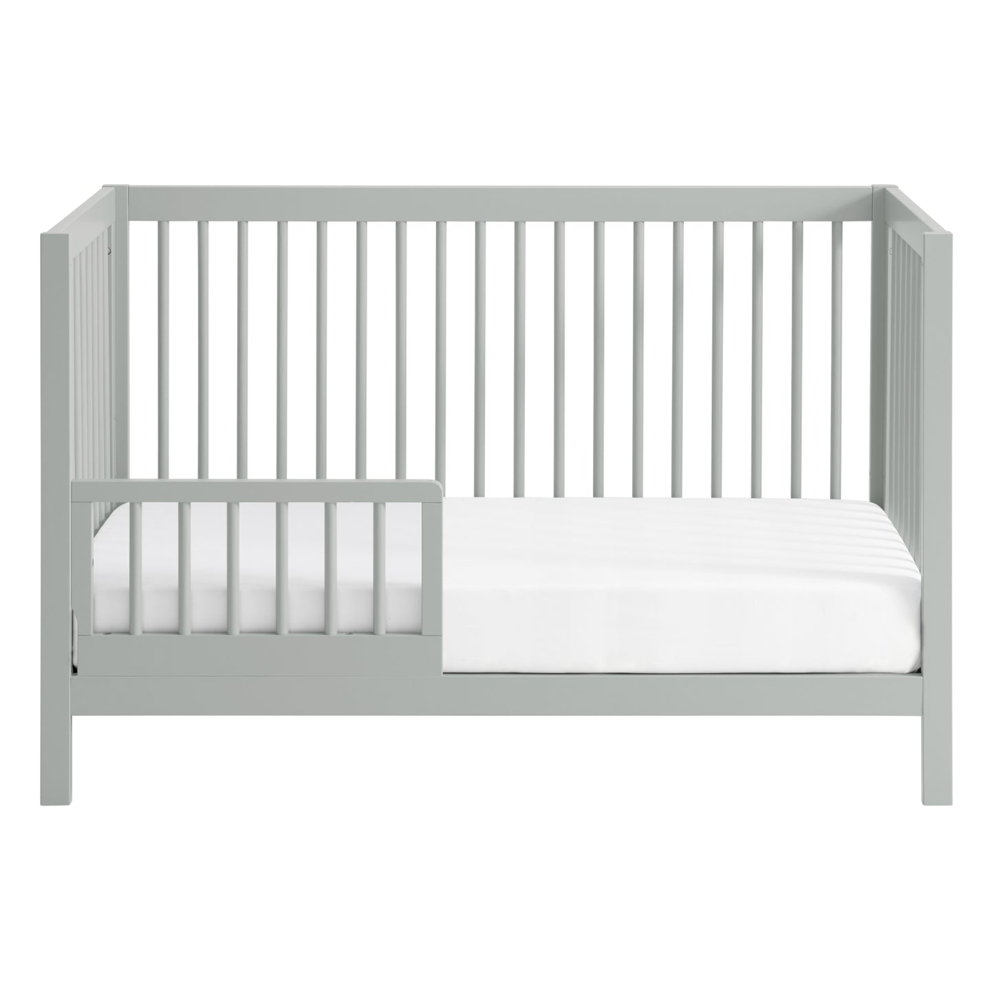 Cuna de madera 4 en 1 Essential Island de Soho Baby en color gris
