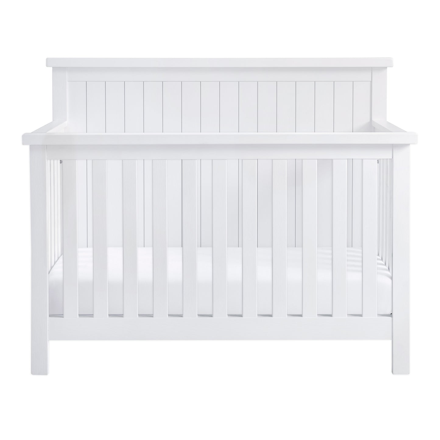 Soho Baby Everlee Whitewash 4-in-1 Convertible Wooden Crib