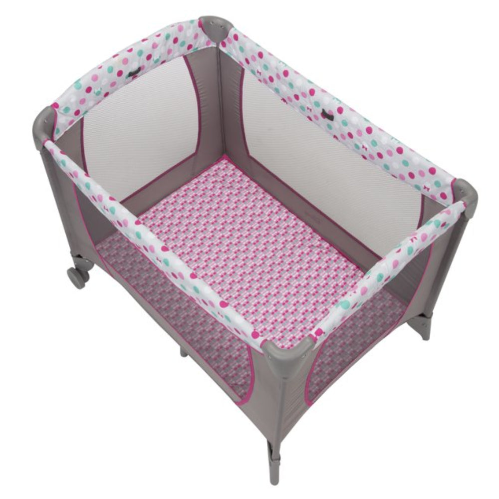 Dorel Sweet Wonder Play Yard - Minnie Mouse Dot Fun - Curacao